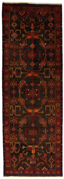 Bakhtiari Персийски връзван килим 321x111