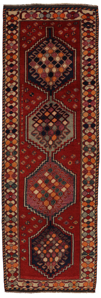 Bakhtiari - Qashqai Персийски връзван килим 402x130