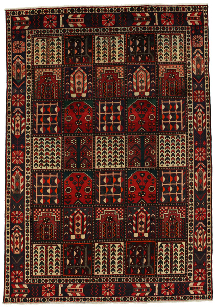 Bakhtiari Персийски връзван килим 301x212