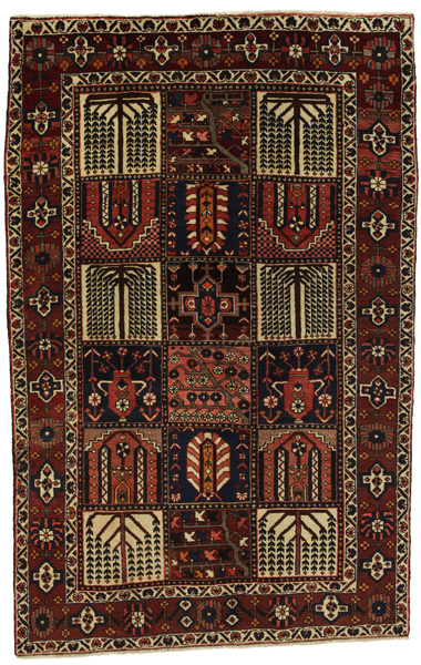 Bakhtiari Персийски връзван килим 251x160