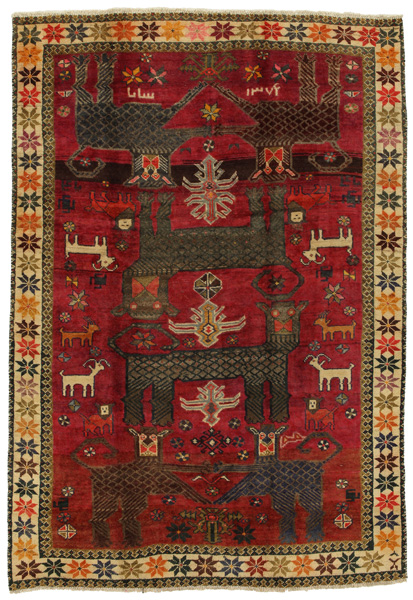 Lori - Bakhtiari Персийски връзван килим 225x157