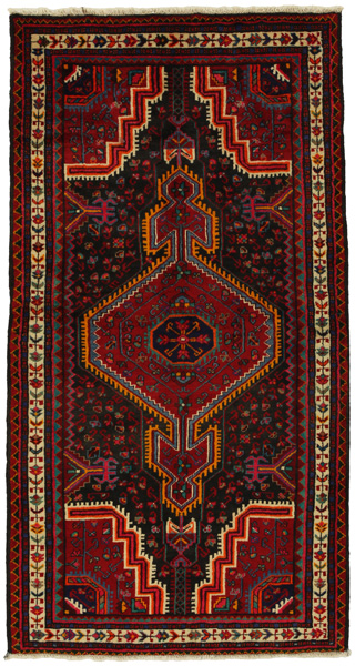 Tuyserkan - Hamadan Персийски връзван килим 197x104