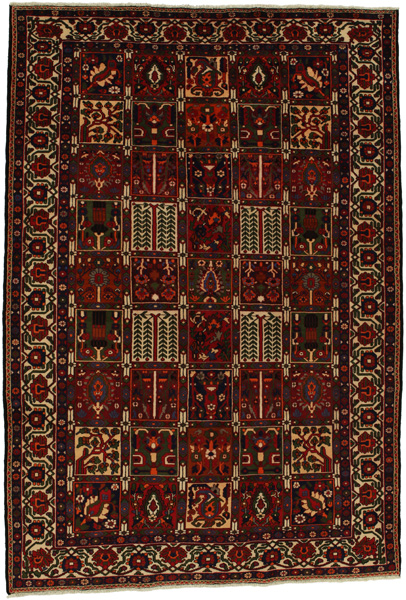 Bakhtiari Персийски връзван килим 314x213