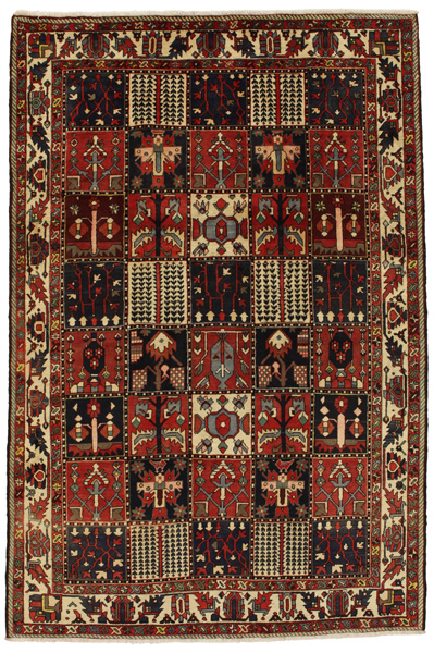 Bakhtiari Персийски връзван килим 298x200