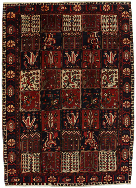 Bakhtiari Персийски връзван килим 293x207