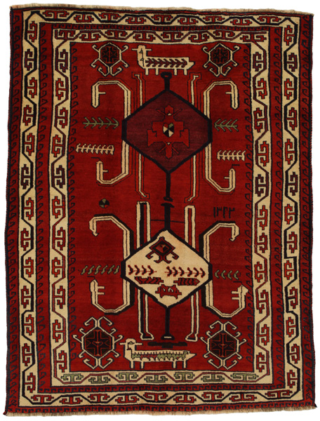 Lori - Qashqai Персийски връзван килим 221x169