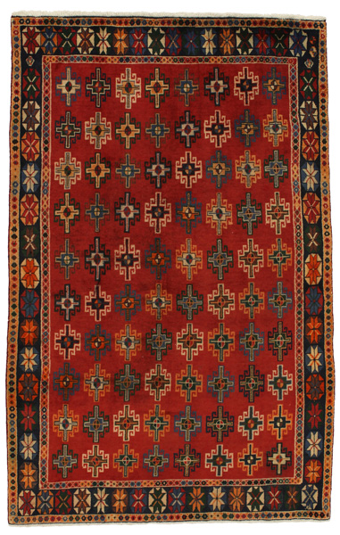 Yalameh - Qashqai Персийски връзван килим 241x153