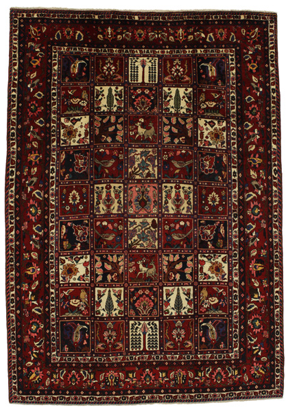 Bakhtiari Персийски връзван килим 290x203