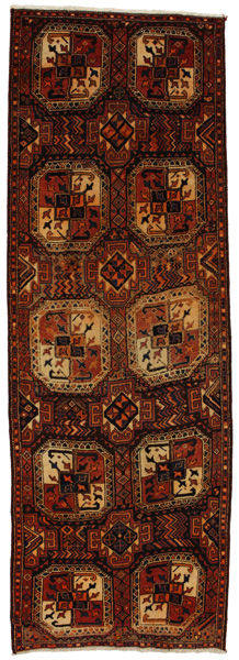 Bakhtiari - Qashqai Персийски връзван килим 360x122