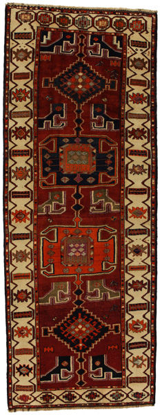 Bakhtiari - Qashqai Персийски връзван килим 374x142