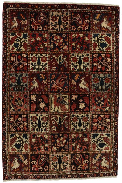 Bakhtiari Персийски връзван килим 199x133