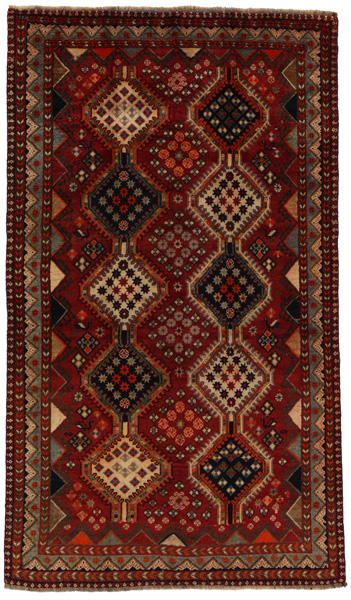 Yalameh - Qashqai Персийски връзван килим 265x153