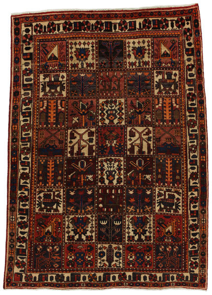 Bakhtiari Персийски връзван килим 230x155
