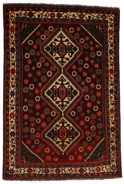 Yalameh - Qashqai Персийски връзван килим 222x150