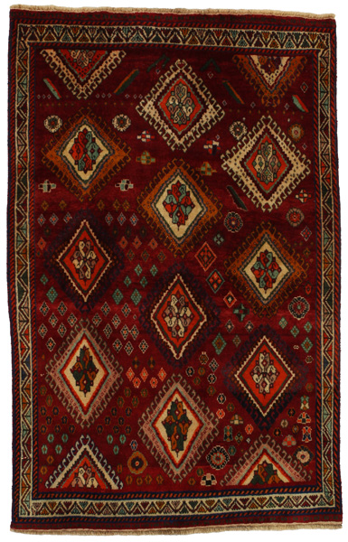 Yalameh - Qashqai Персийски връзван килим 195x125