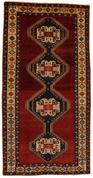 Yalameh - Qashqai Персийски връзван килим 275x140