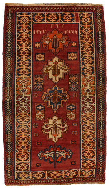 Lori - Qashqai Персийски връзван килим 216x120