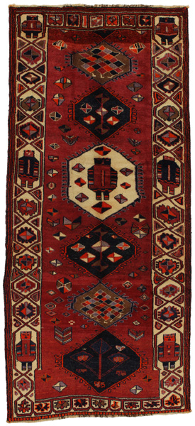 Bakhtiari - Qashqai Персийски връзван килим 327x143