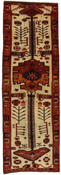 Bakhtiari - Qashqai Персийски връзван килим 403x131