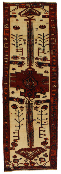 Bakhtiari - Qashqai Персийски връзван килим 428x136