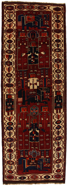 Bakhtiari - Qashqai Персийски връзван килим 394x138