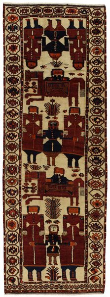 Bakhtiari - Lori Персийски връзван килим 418x146