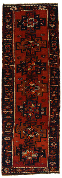 Bakhtiari - Qashqai Персийски връзван килим 378x126