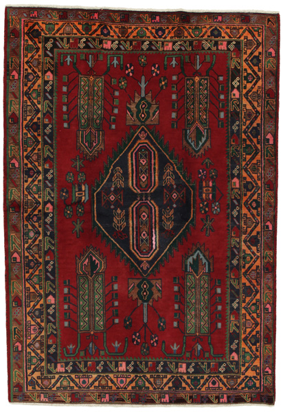 Afshar - Sirjan Персийски връзван килим 212x146