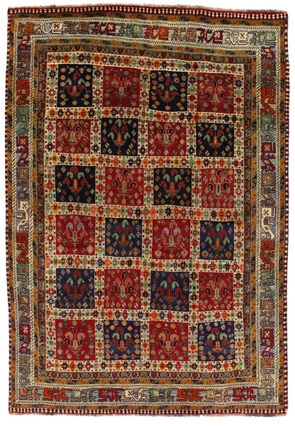 Bakhtiari - Qashqai Персийски връзван килим 298x206