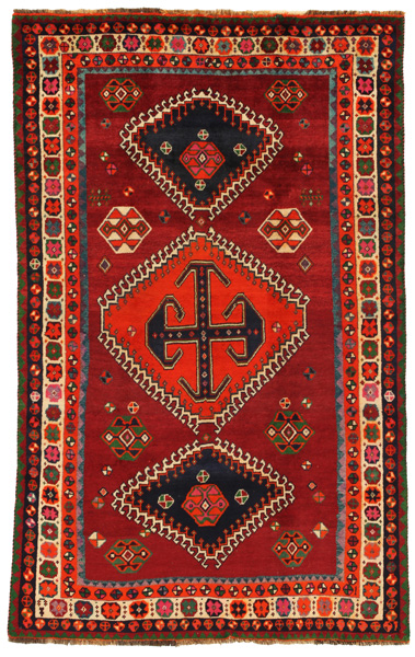 Yalameh - Qashqai Персийски връзван килим 232x146