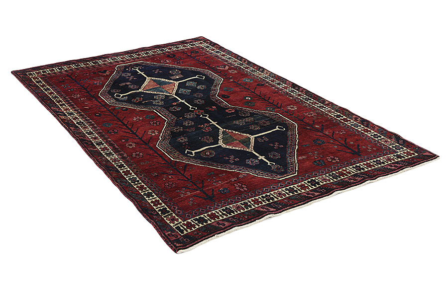 Tuyserkan - Hamadan Персийски връзван килим 228x150 - Снимка 1