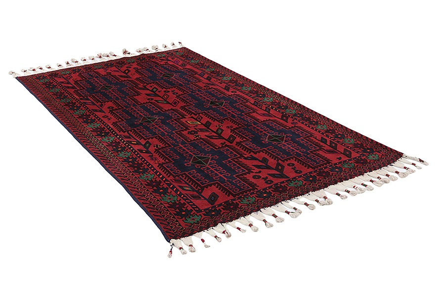 Afshar - Sirjan Персийски връзван килим 233x145 - Снимка 1