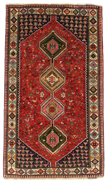 Yalameh - Qashqai Персийски връзван килим 235x131