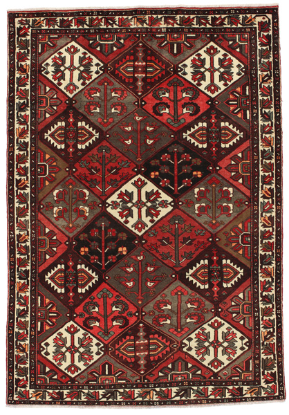 Bakhtiari Персийски връзван килим 300x206