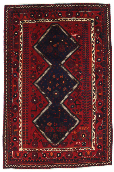 Afshar - Sirjan Персийски връзван килим 238x158
