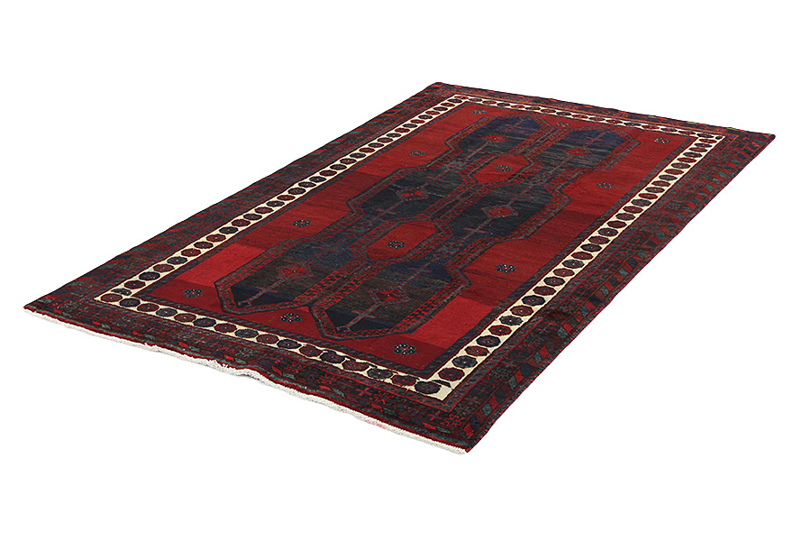Afshar - Sirjan Персийски връзван килим 255x149 - Снимка 2