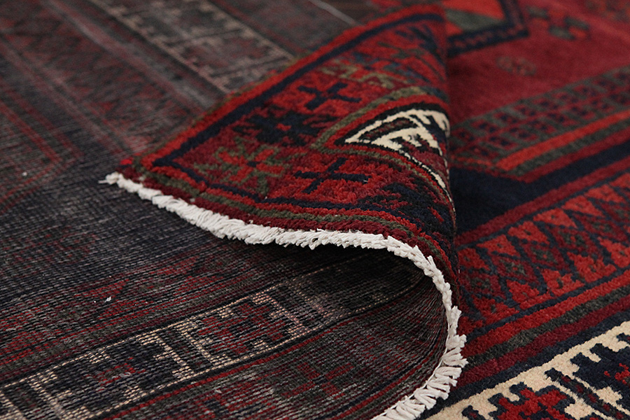 Afshar - Sirjan Персийски връзван килим 236x135 - Снимка 4