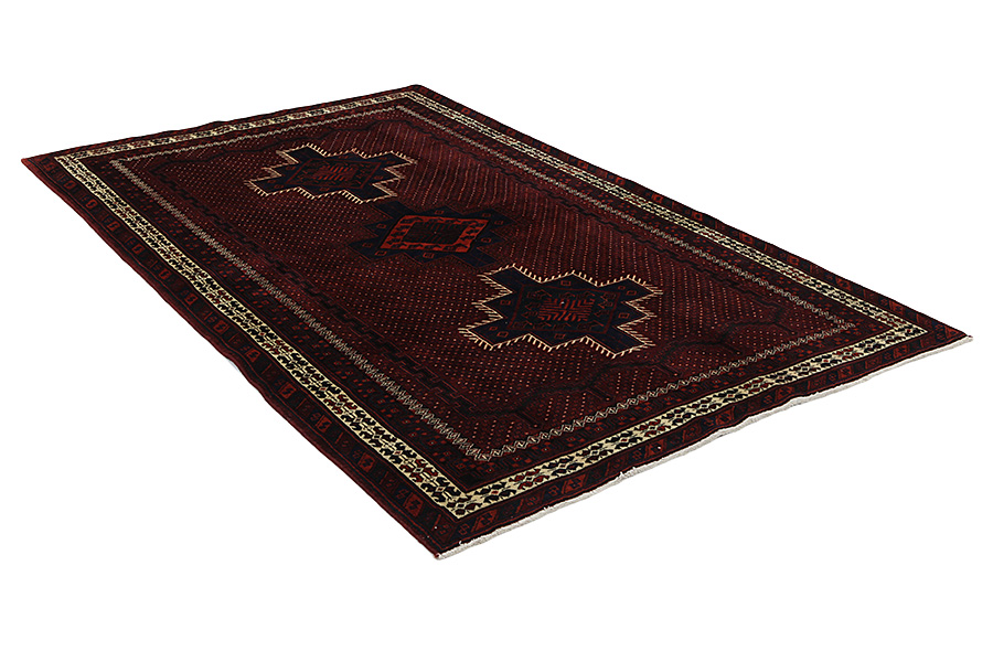 Afshar - Sirjan Персийски връзван килим 258x156 - Снимка 1