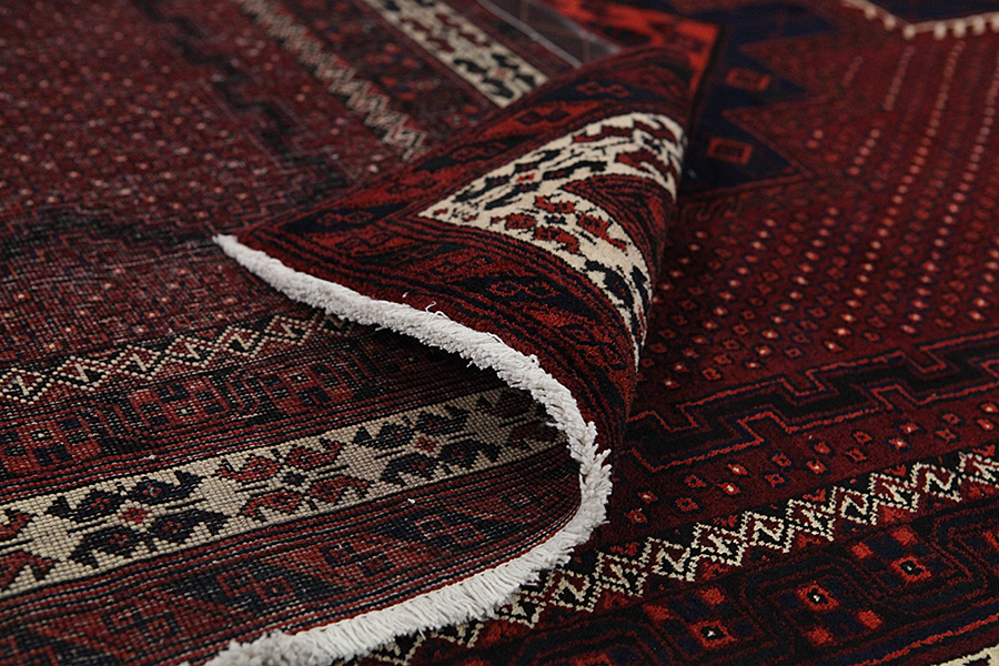 Afshar - Sirjan Персийски връзван килим 258x156 - Снимка 4
