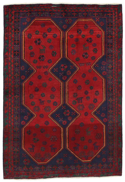 Bakhtiari - Lori Персийски връзван килим 196x134