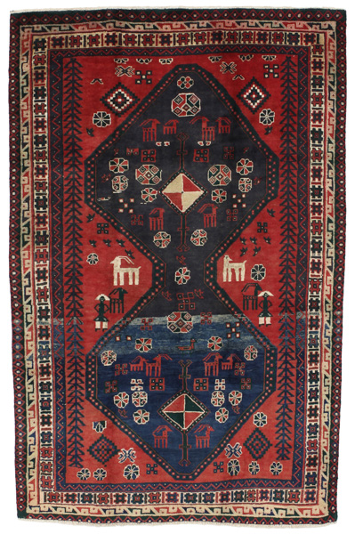 Afshar - Sirjan Персийски връзван килим 232x150