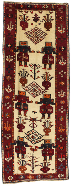 Bakhtiari - Qashqai Персийски връзван килим 403x148