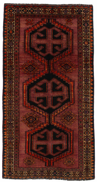 Tuyserkan - Hamadan Персийски връзван килим 275x144