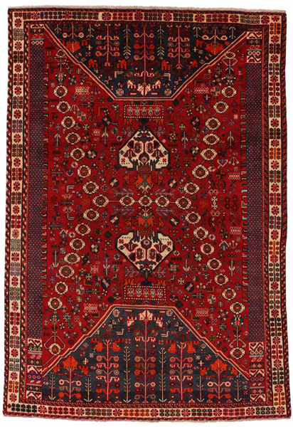 Qashqai - Shiraz Персийски връзван килим 279x195