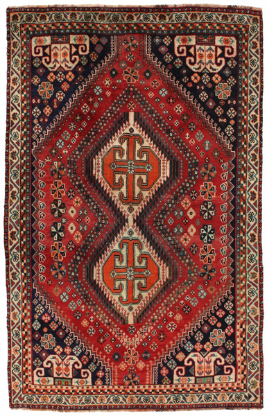 Qashqai - Shiraz Персийски връзван килим 201x128