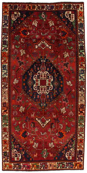 Qashqai - Shiraz Персийски връзван килим 300x147