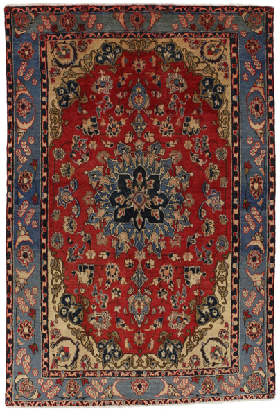 Bakhtiari Персийски връзван килим 215x146
