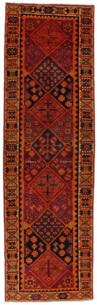 Bakhtiari Персийски връзван килим 363x109