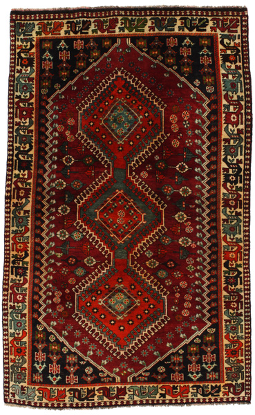 Yalameh - Qashqai Персийски връзван килим 243x149