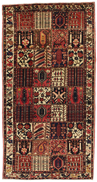 Bakhtiari - Garden Персийски връзван килим 320x167
